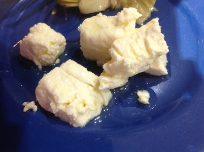 Our finished Persian Feta